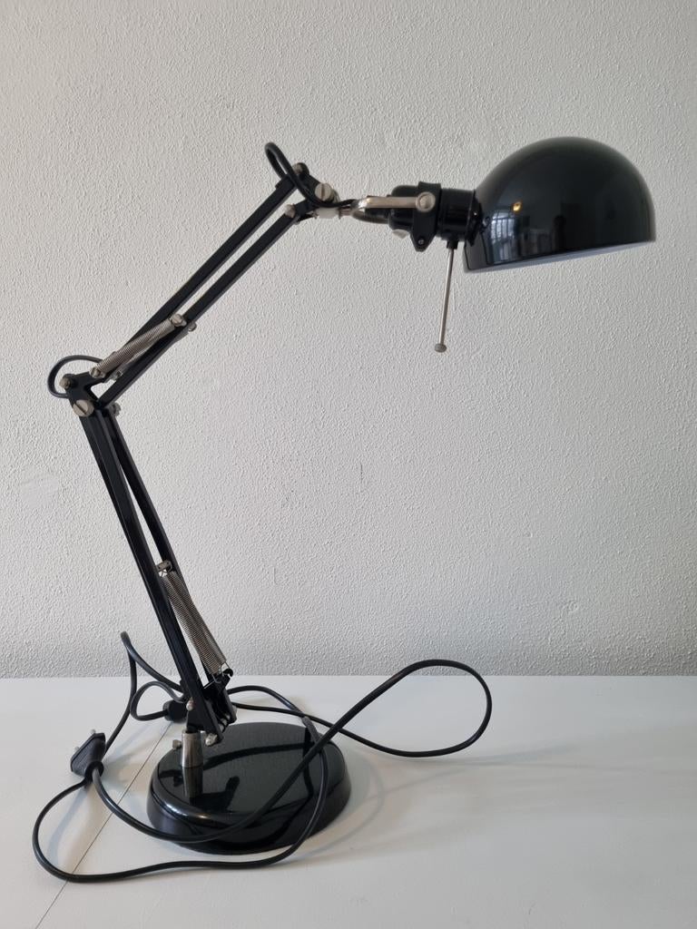 IKEA Forsa bureaulamp zwart, Huis en Inrichting, Lampen | Tafellampen, Ophalen, Zo goed als nieuw, Minder dan 50 cm