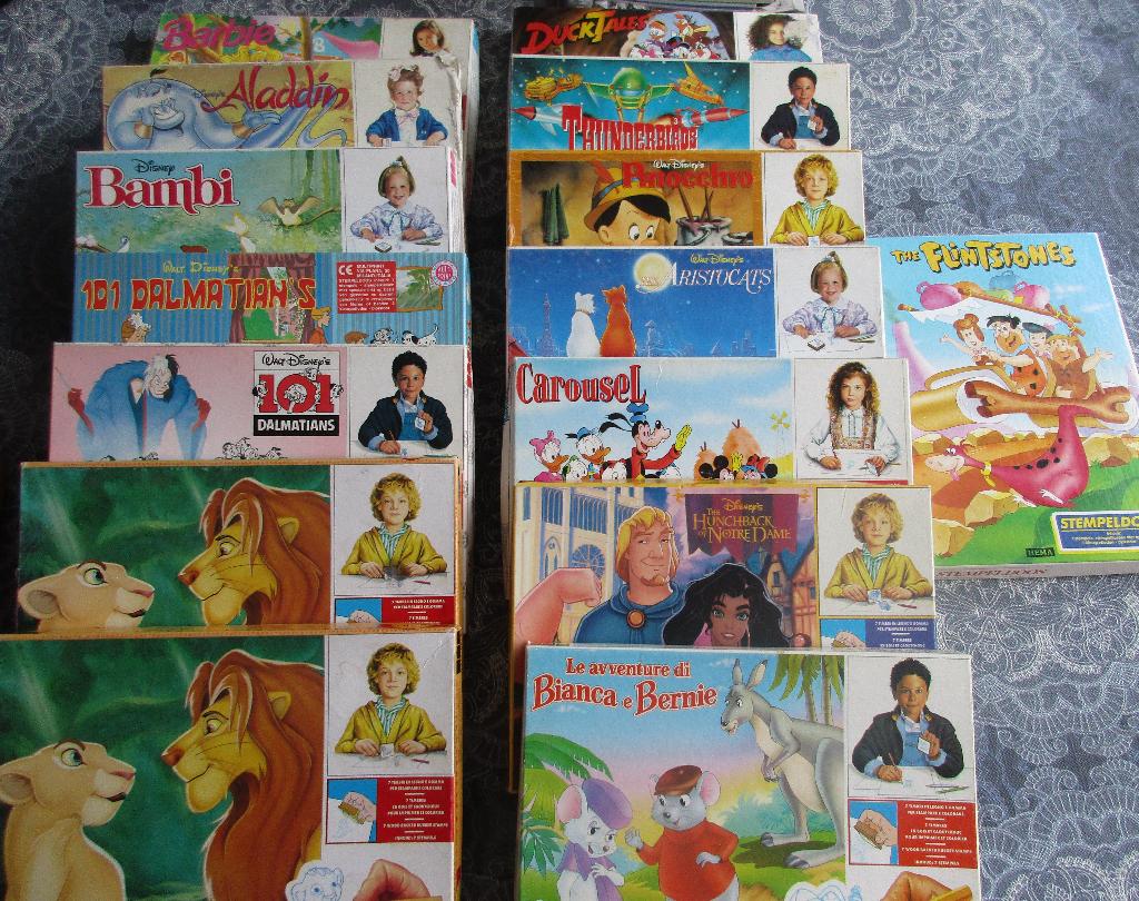 vintage Multiprint en Hema Disney stempelsets à 5,00, Ophalen of Verzenden, Overige figuren, Gebruikt, Overige typen