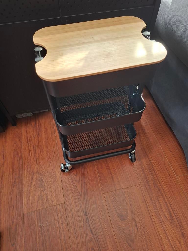 Ikea Raskog trolley zwart kleine model., Ophalen of Verzenden