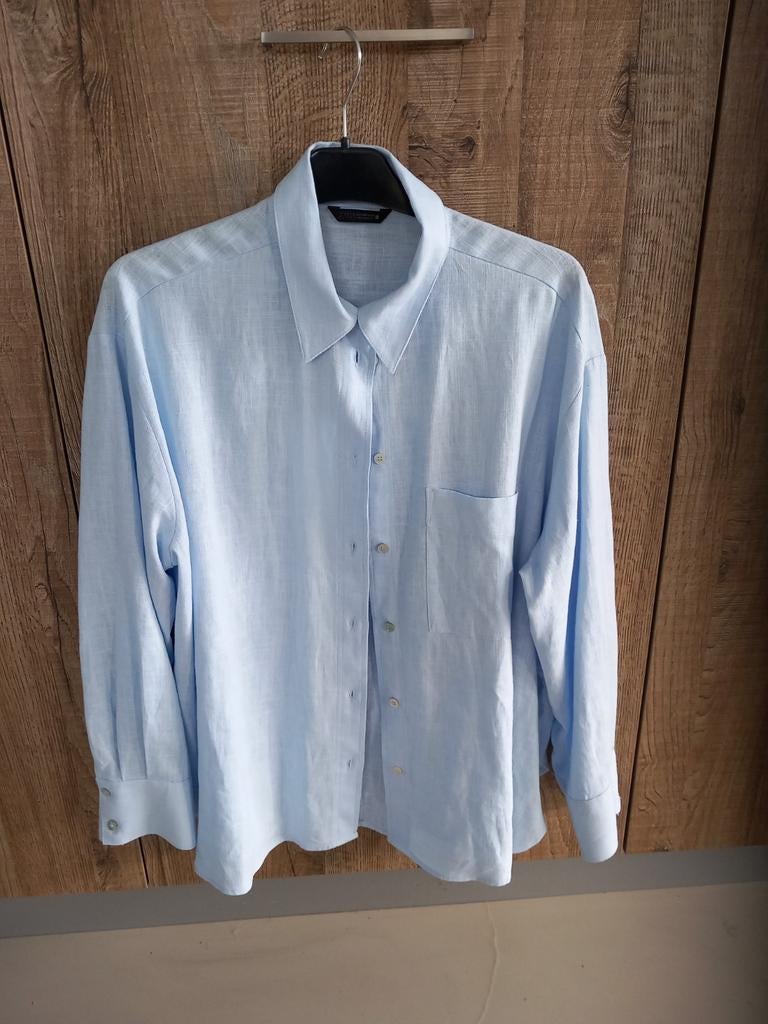 Lichtblauwe Zara blouse maat M, Kleding | Dames, Ophalen of Verzenden