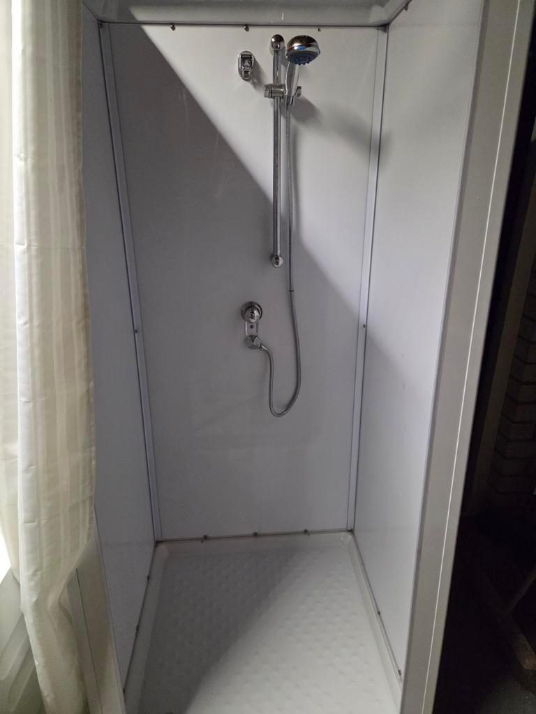 Move nooddouche - ideaal voor verbouwingen, Doe-het-zelf en Verbouw, Sanitair, Ophalen, Zo goed als nieuw, Douche