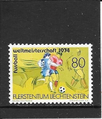 Liechtenstein WK voetbal Duitsland, Ophalen of Verzenden, Overige landen, Postfris
