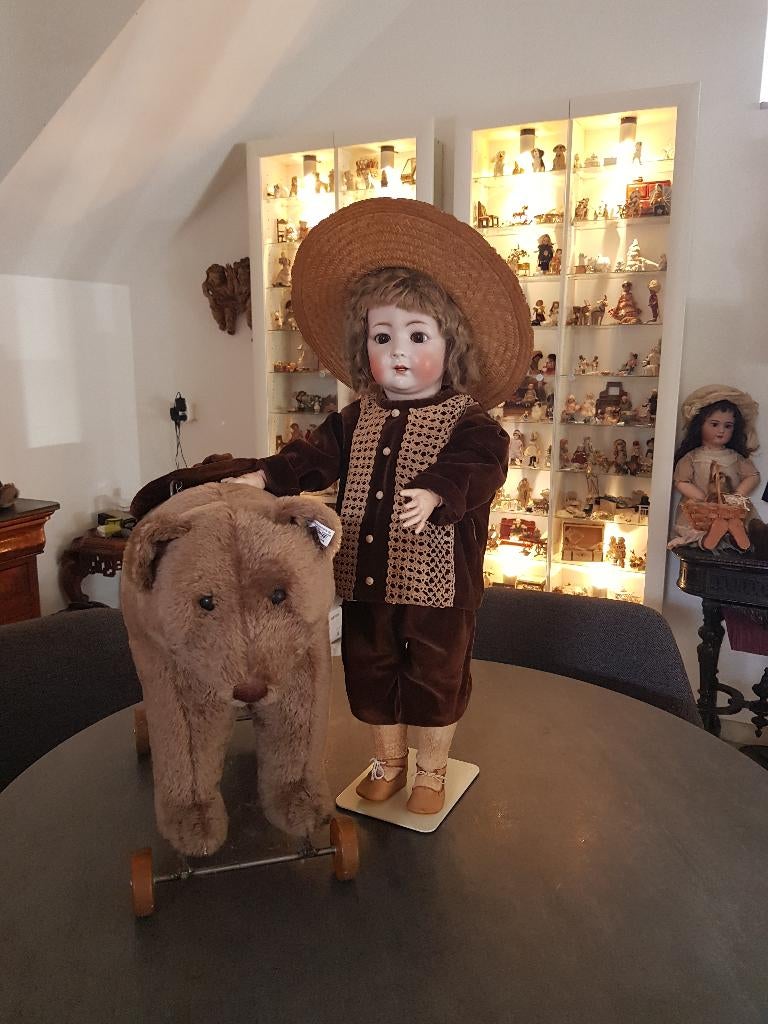 antieke pop König & Wernicke 64 cm op toddler body !, Ophalen of Verzenden