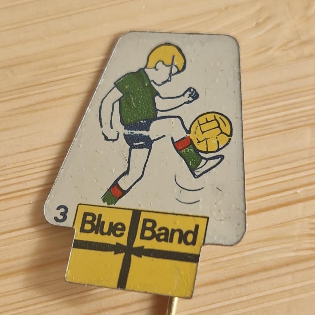 SPELDJE Blueband voetballer, Verzamelen, Ophalen of Verzenden, Zo goed als nieuw, Merk