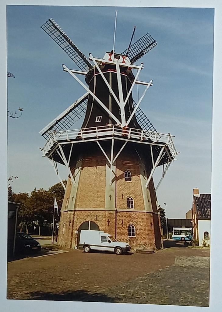 Winschoten ( Gr. ) Foto Molen Edens, Verzenden, 1980 tot heden, Foto, Zo goed als nieuw