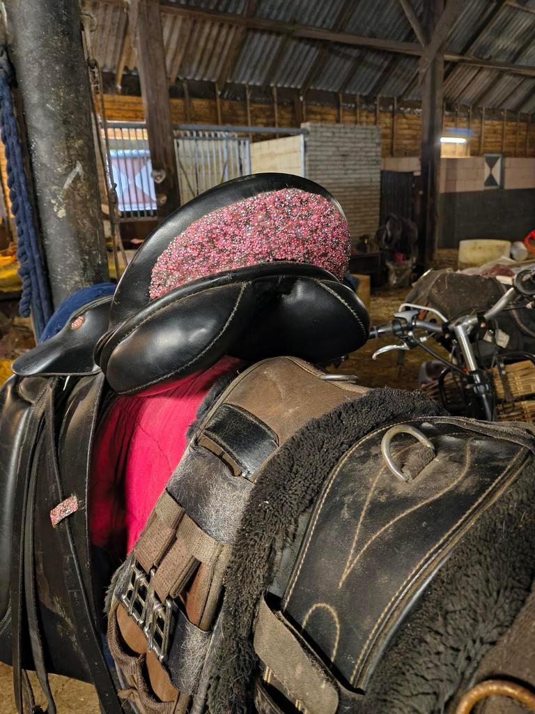 Rossner dresuurzadel zwart, Dieren en Toebehoren, Paarden en Pony's | Overige Paardenspullen, Ophalen of Verzenden, Gebruikt, Overige soorten