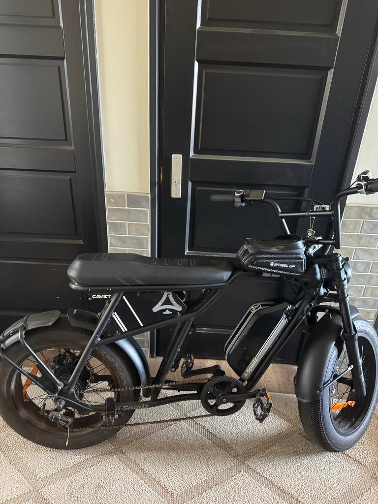 A-spadz fatbike cavet air black, Minder dan 47 cm, Ophalen, Gebruikt, Overige merken