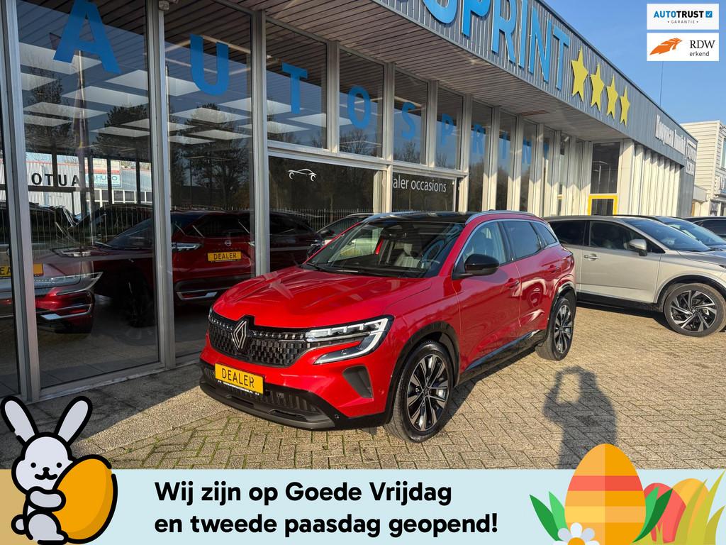 Renault Austral 1.3 mild hybrid 160 techno 158PK / PANORAMAD, Gebruikt, Zwart, 4 cilinders, Leder en Stof