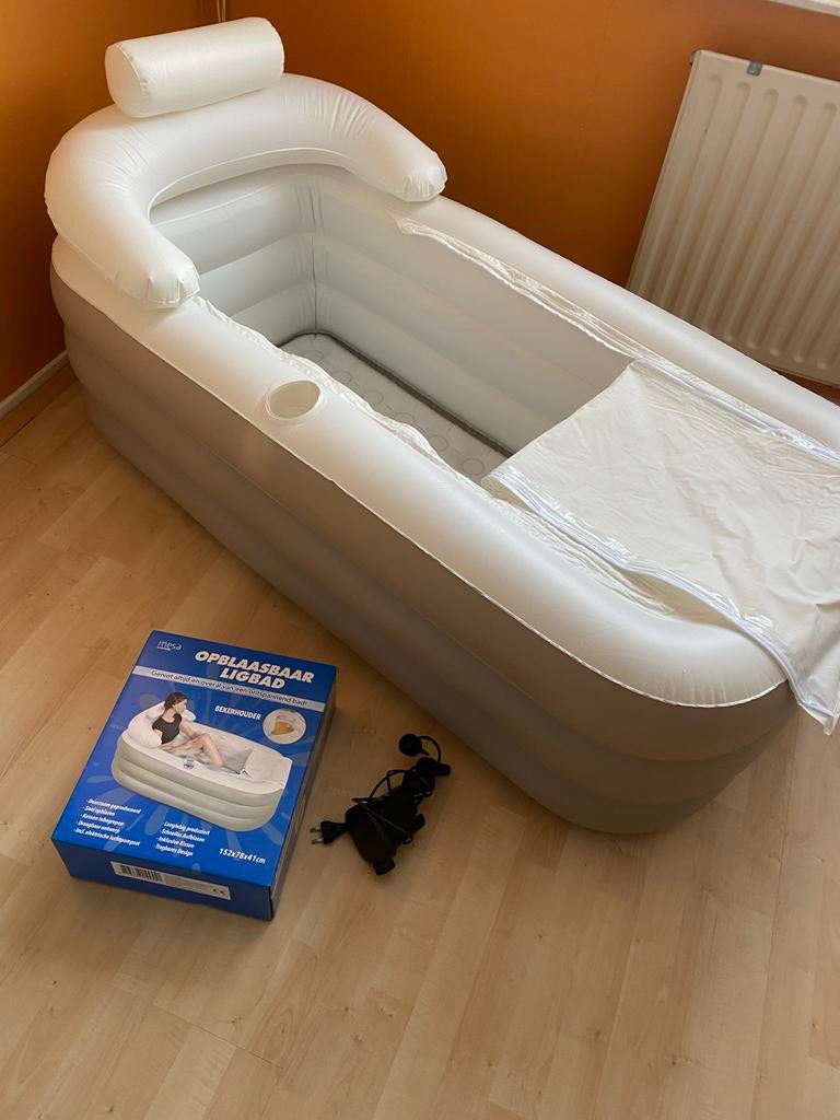 Mesa Living opblaasbaar ligbad, Ophalen, Zo goed als nieuw, Wit, Overige typen