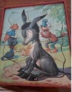 Puzzel Ezel , antiek , jaren 20-30 in originele doos, Ophalen of Verzenden