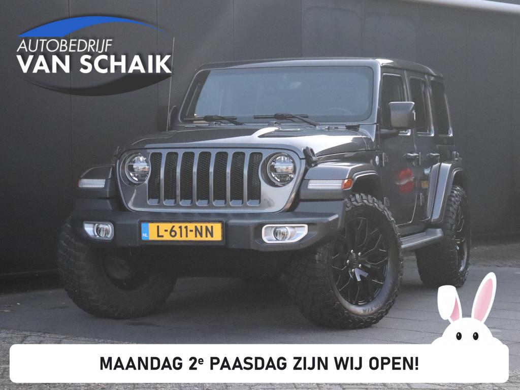 Jeep Wrangler Unlimited 2.0T Sahara SKY ONE | LEDER | CAMERA, Automaat, 4 cilinders, 120 €/maand, 272 pk