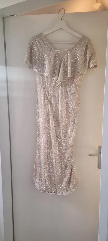 Feestjurk, Kleding | Dames, Jurken, Maat 38/40 (M), Overige kleuren, Ophalen of Verzenden, Zo goed als nieuw