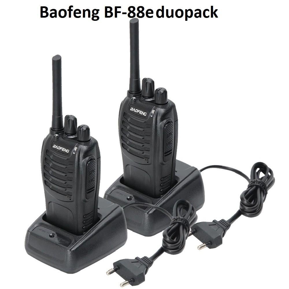 Baofeng BF 88e duo pack portofoon walkie talkie | NIEUW, Met broekklem, Verzenden, Nieuw, Portofoon of Walkie-talkie