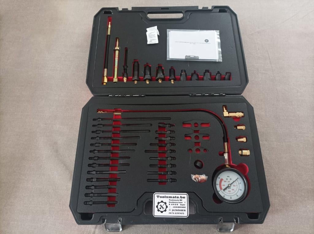 Diesel compressie tester : master set met injector adapter, Ophalen of Verzenden, Nieuw