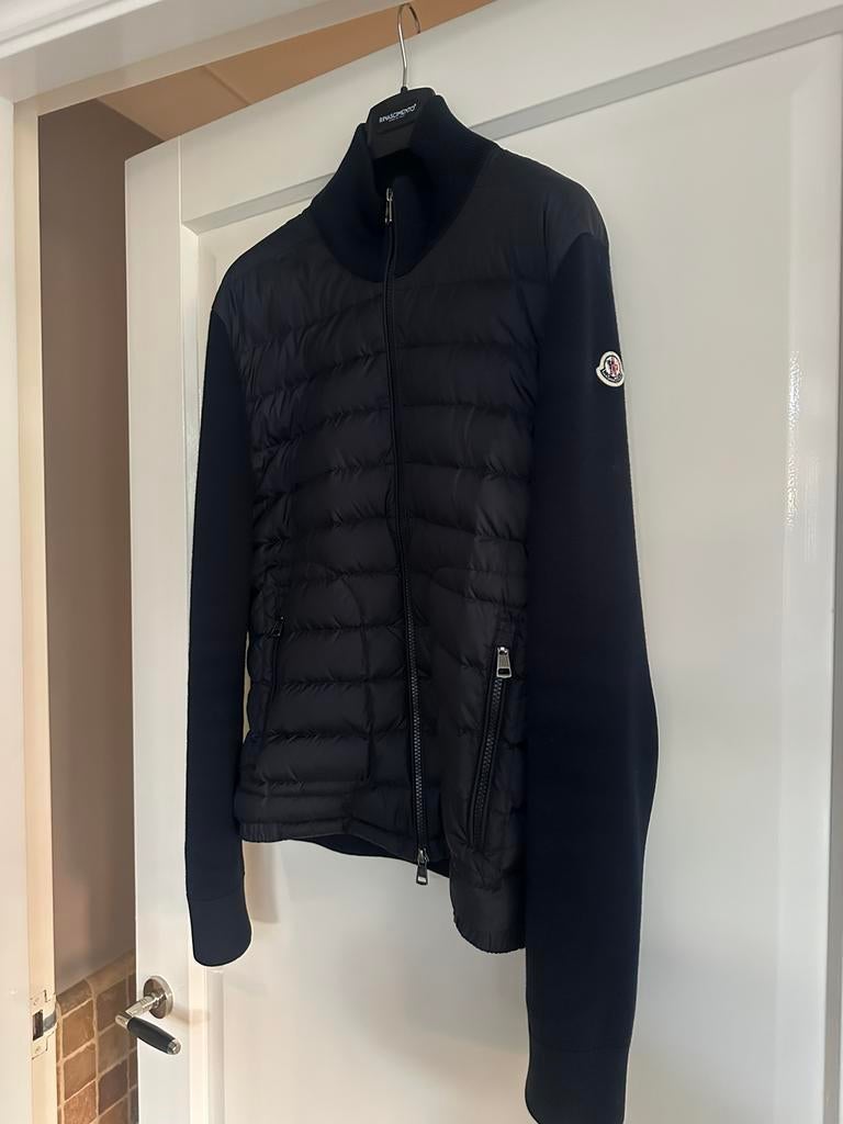 Moncler Vest / Jas, Ophalen of Verzenden, Zo goed als nieuw, Maat 48/50 (M), Blauw