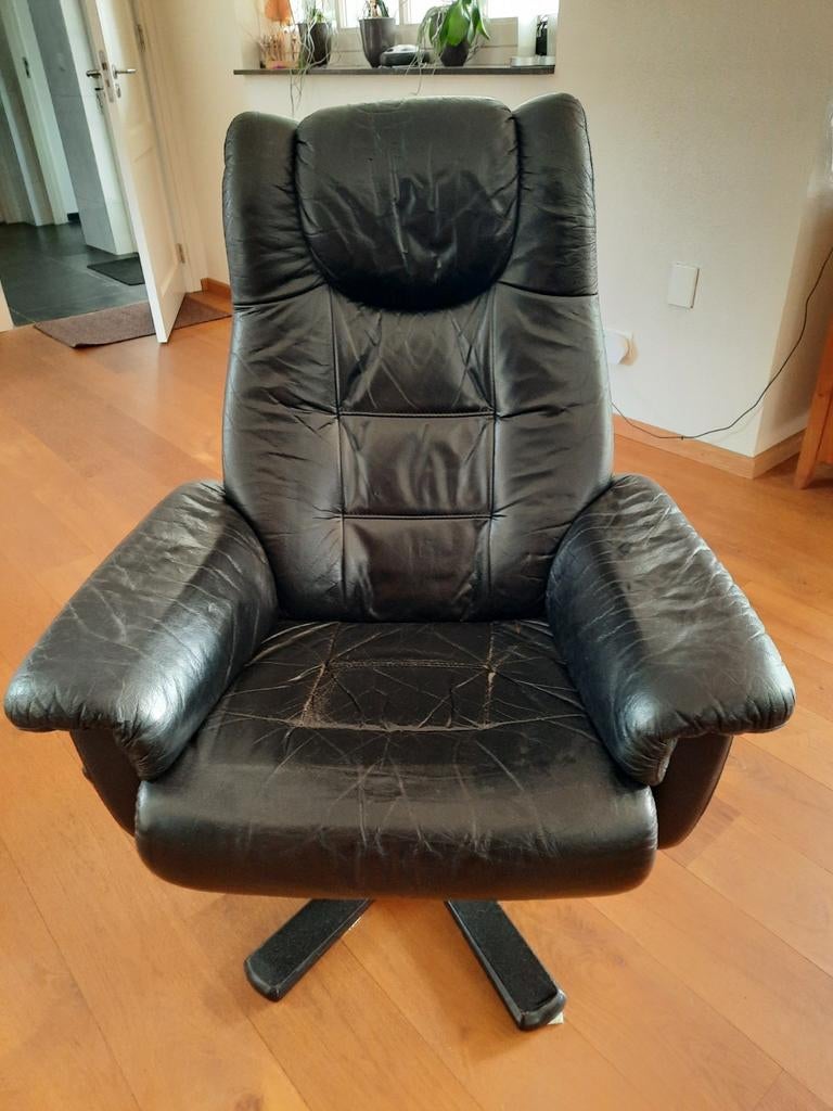 Draaifauteuil, Ophalen, Gebruikt, Vintage, 75 tot 100 cm