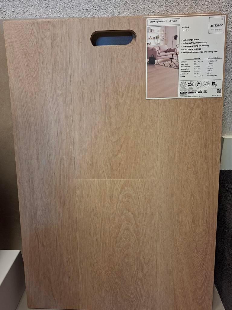 5,5 m2 click pvc, Ophalen, Nieuw, 75 m² of meer, Overige typen