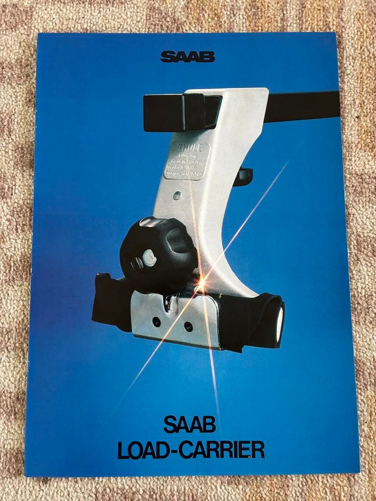 Saab 900 Thule dakdragers brochure, Ophalen of Verzenden, Zo goed als nieuw, Overige merken