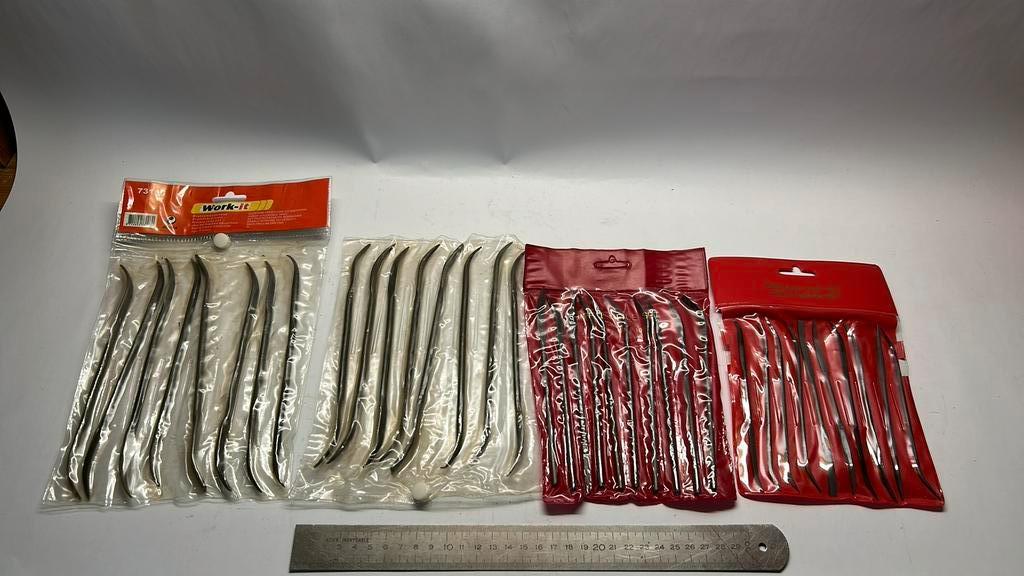 4 nieuwe setjes rifflerraspen ( Vijlen raspen  beeldhouwen ), Ophalen of Verzenden, Nieuw, Meerdere media, Kunst en Creatief