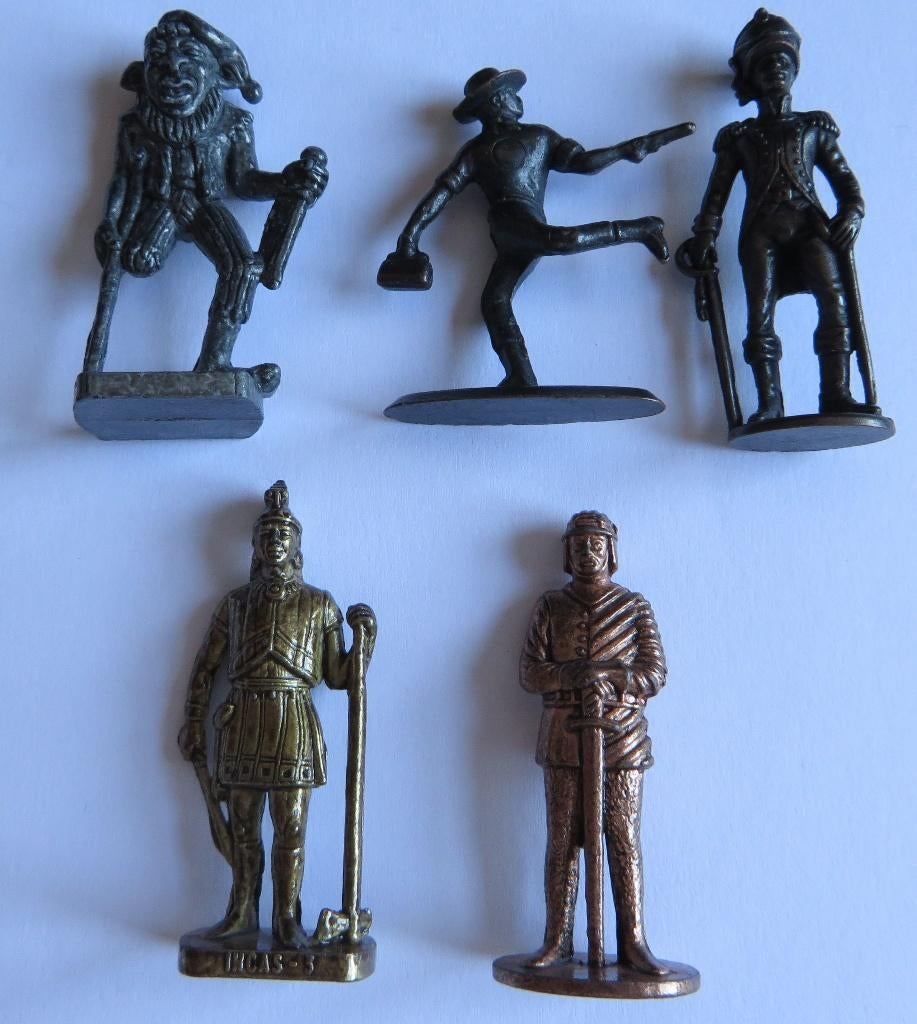 Tinnen en koper figuurtjes, Antiek en Kunst, Ophalen