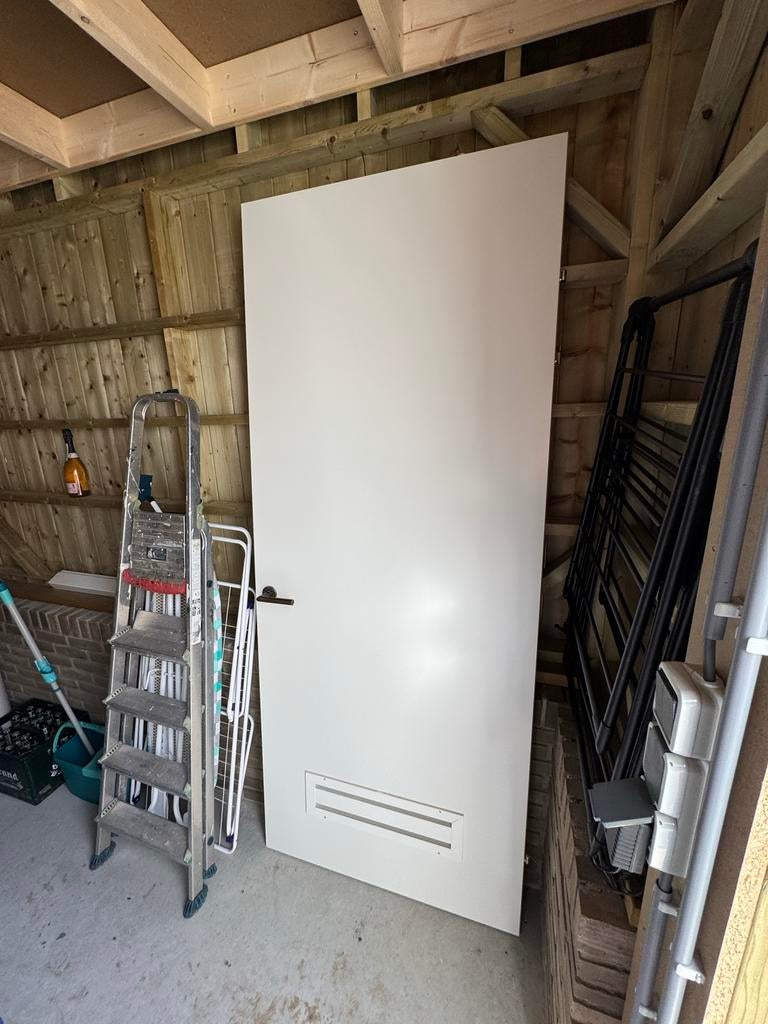 Deur 230x95 cm inclusief kozijn (exclusief deurbeslag), Doe-het-zelf en Verbouw, Ophalen, 80 tot 100 cm, 215 cm of meer, Binnendeur