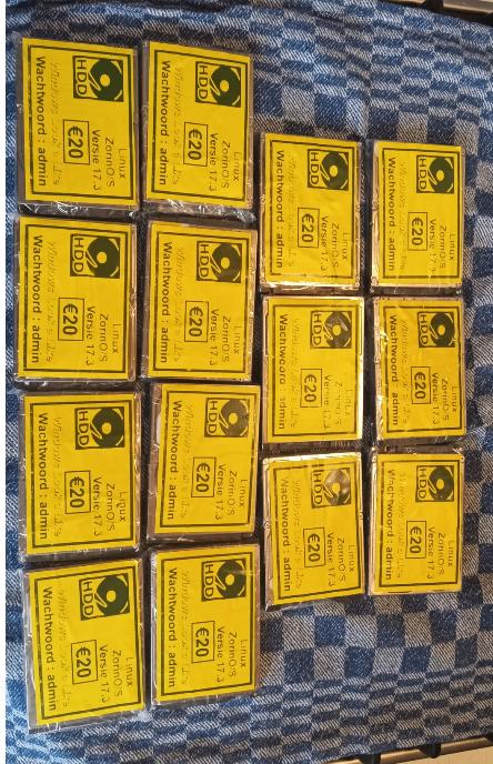 14 Laptop Hard-Disk met Linux Zorin, Intern, Gebruikt, Laptop hdd met zorin linux, Ophalen of Verzenden