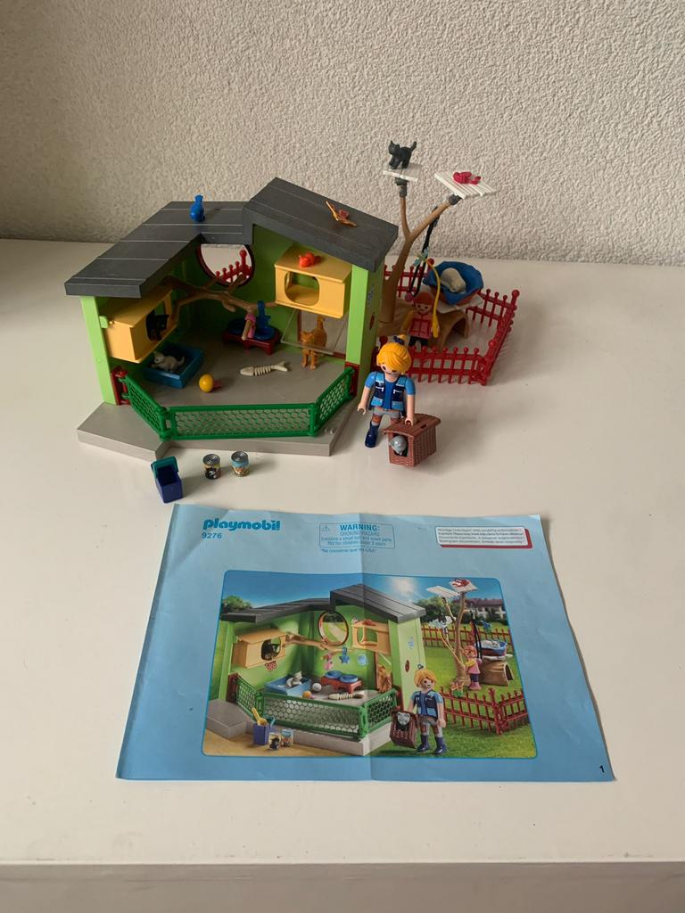Playmobil City Life kattenverblijf 9276, Ophalen of Verzenden, Zo goed als nieuw