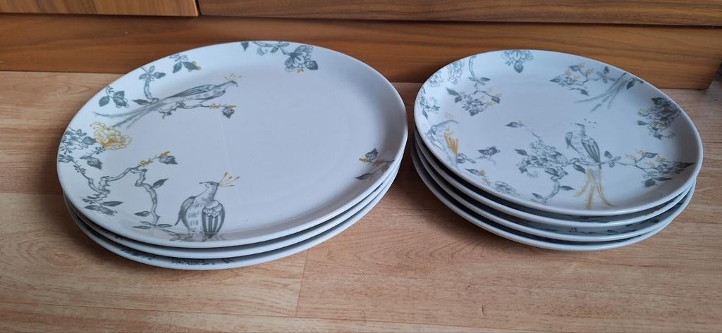 Villeroy boch vivo 4 x ontbijtbord  3x dinerbord, Ophalen of Verzenden