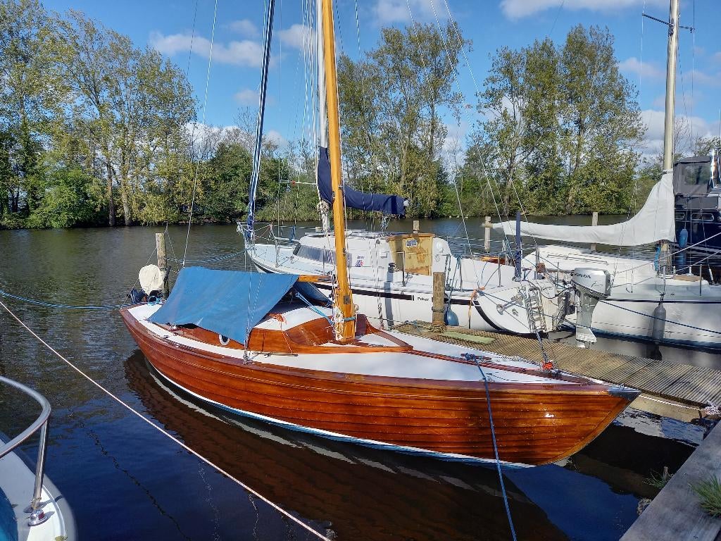 Rivierklasse  Klassieke kielboot, Watersport en Boten, Open zeilboten, Ophalen, Gebruikt, 6 meter of meer, Overige typen