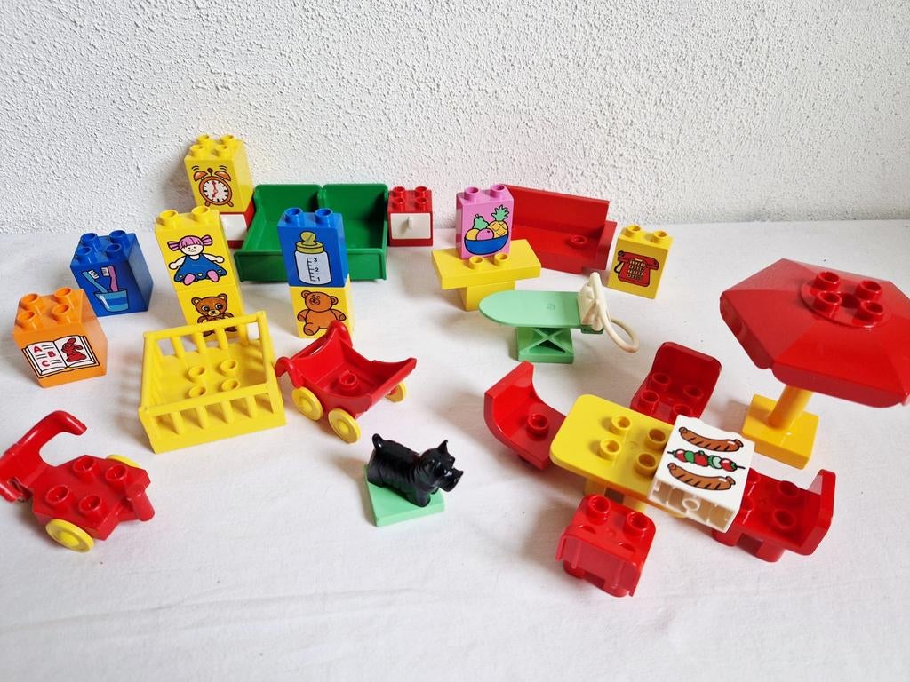 Duplo huisraad kinderkamer strijkijzer etc, Ophalen of Verzenden, Gebruikt, Duplo