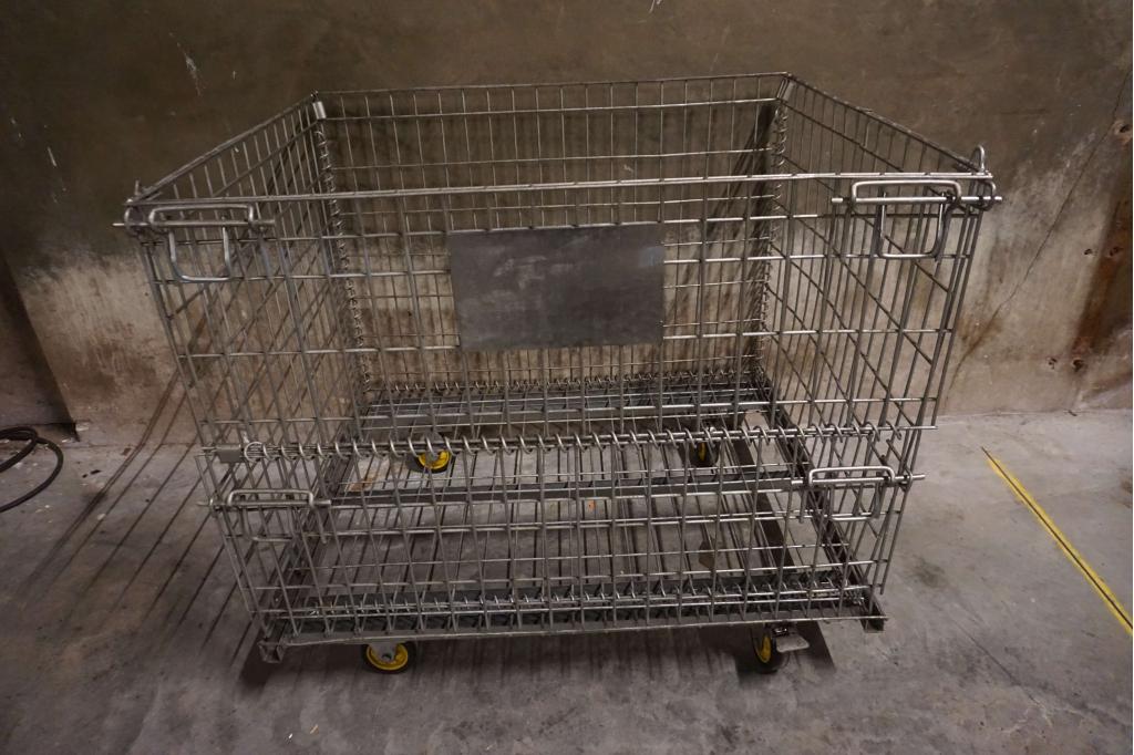 Winkelrek, opslagbak, rolcontainer verkoopbak - rijdbaar, Gebruikt, Transportkar, Niet ingevuld, Ophalen