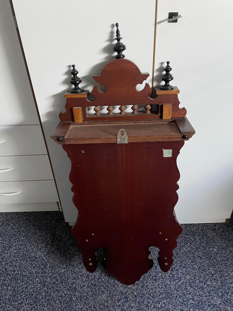 Antieke Regulateur Wandklok - Klassiek Houten Design, Ophalen of Verzenden