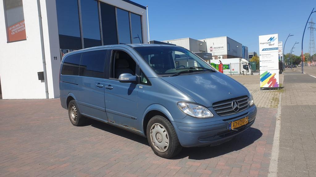Mercedes Viano 2.2 Cdi 2005 dubbel cabine airco electr pakke, Caravans en Kamperen, Campers, Automaat, Standaard zit, Mercedes-Benz