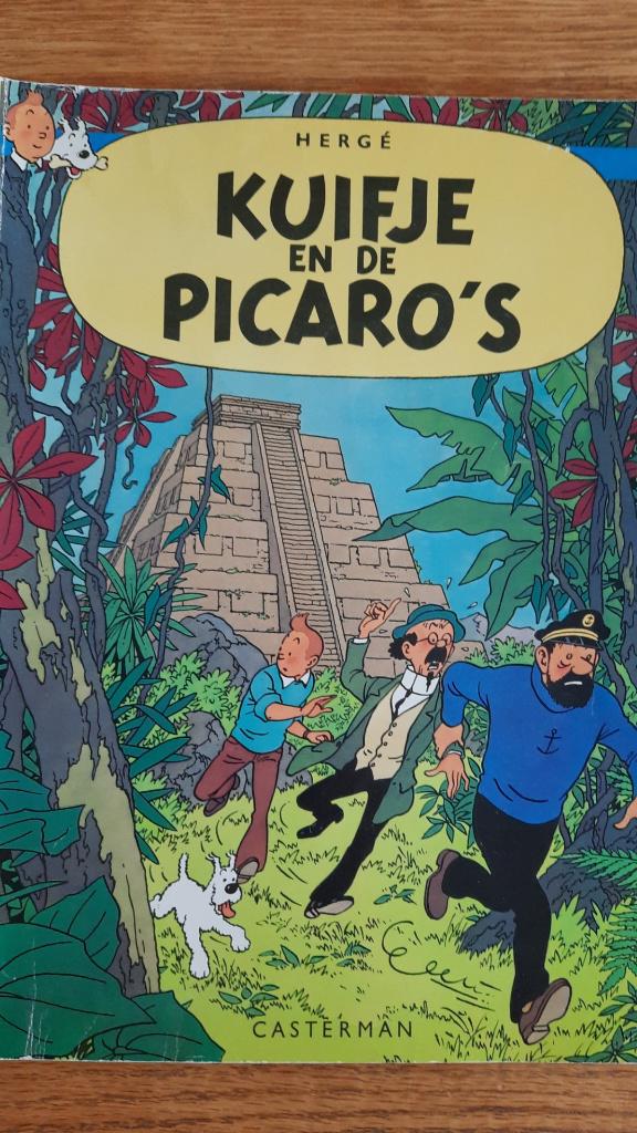Kuifje en de Picaro's stripboek, Boeken, Stripboeken, Gelezen, Eén stripboek, Hergé ,Casterman, Ophalen of Verzenden