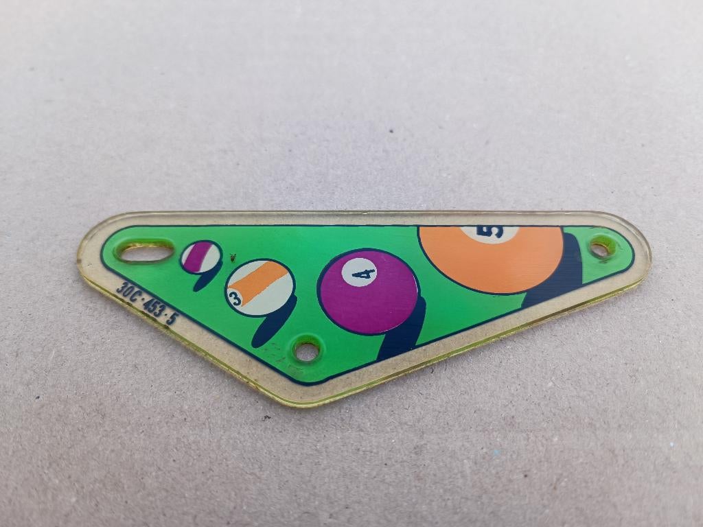 Speelveld Plastic Williams Star Pool (1974) Flipperkast, Gebruikt, Verzenden, Elektronisch, Williams