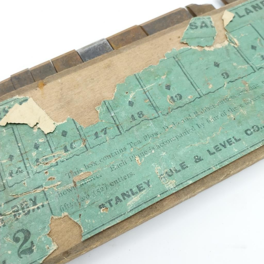 Stanley 55 Combinatieschaaf Box 2 schaafijzers: opknappers, Ophalen of Verzenden