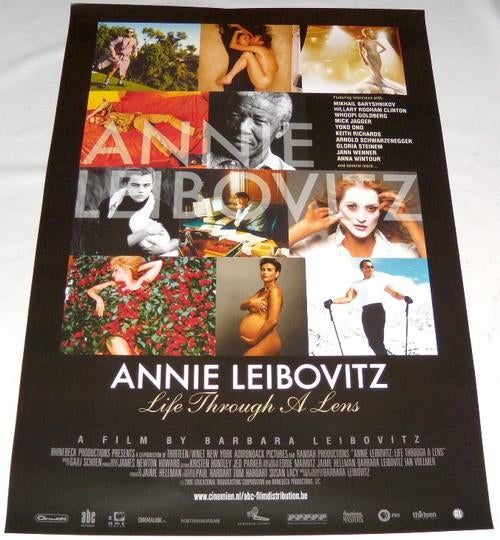 ANNIE   LEIBOVITZ  :  LIFE   TROUGH   A   LENS   filmposter., Rechthoekig Staand, Verzenden, Nieuw, A1 t/m A3