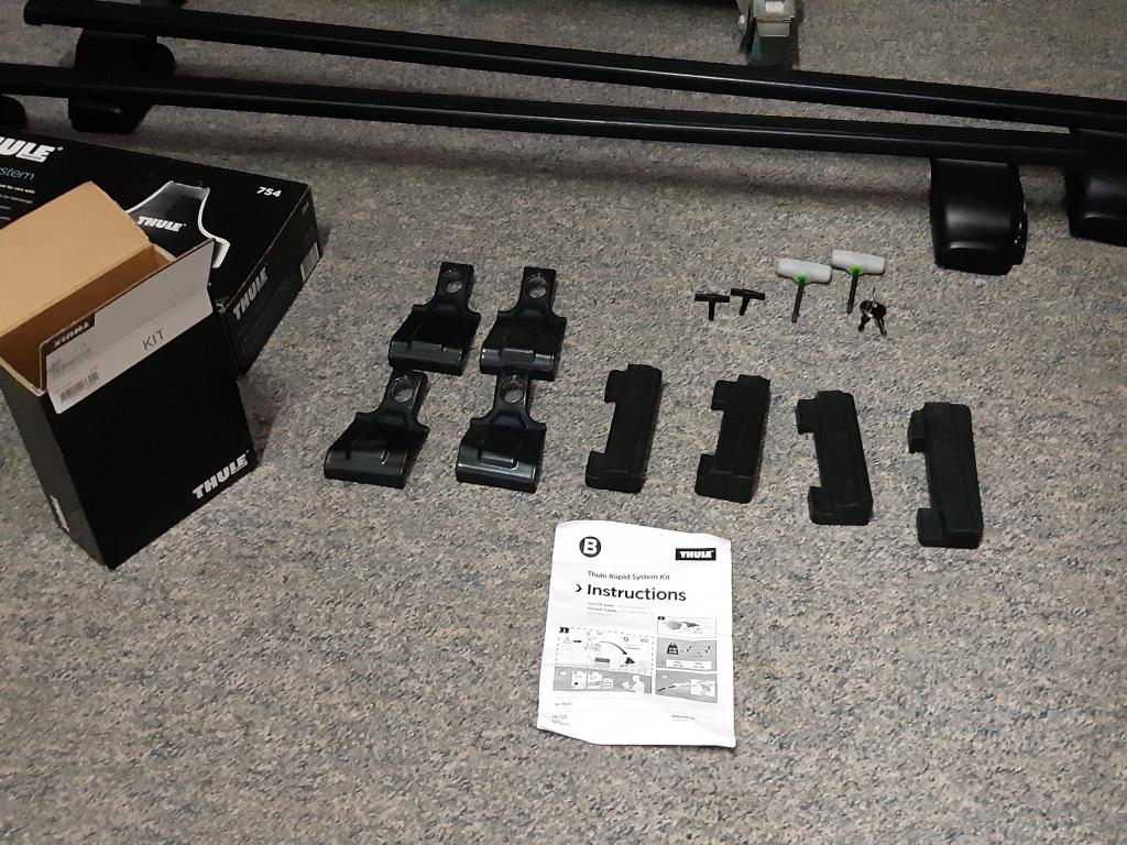 Thule dakdragers Volkswagen Arteon vanaf 2017 met sloten, Auto diversen, Dakdragers, Gebruikt, Thule Sweden AB, Ophalen of Verzenden