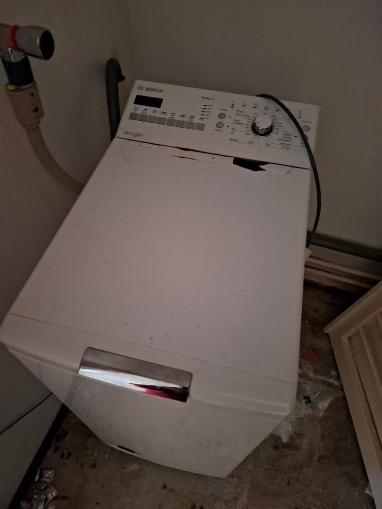 Goedwerkende Bosch bovenlader wasmachine, Witgoed en Apparatuur, Wasmachines, Ophalen of Verzenden