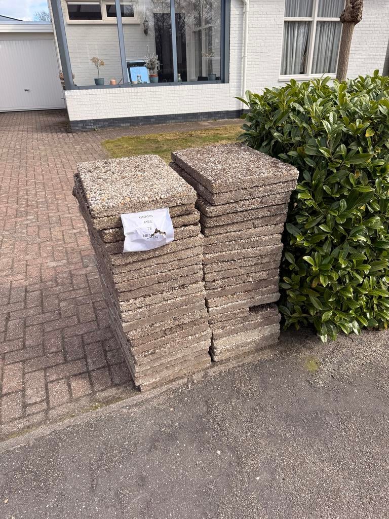 Grindtegels, Tuin en Terras, Tegels en Klinkers, Ophalen, Gebruikt, 5 tot 10 m², Grind