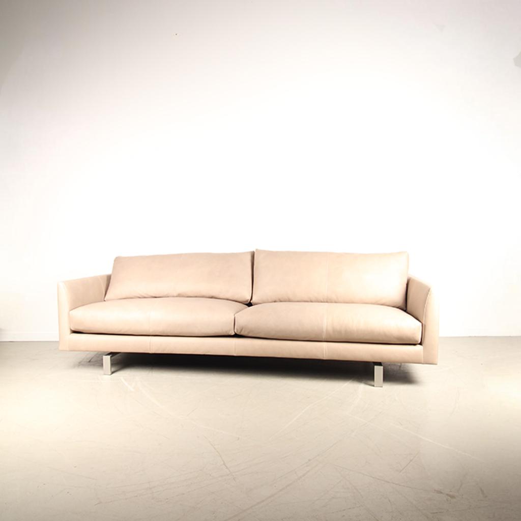 1x Montis Axel 4-zits bank Tobago Steel – RVS sledepoot, Niet ingevuld, Niet ingevuld, 75 tot 100 cm, Ophalen of Verzenden