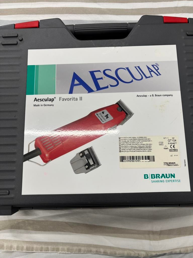 Aesculap favorita 2  met 2 scheermesjes., Ophalen of Verzenden, Zo goed als nieuw