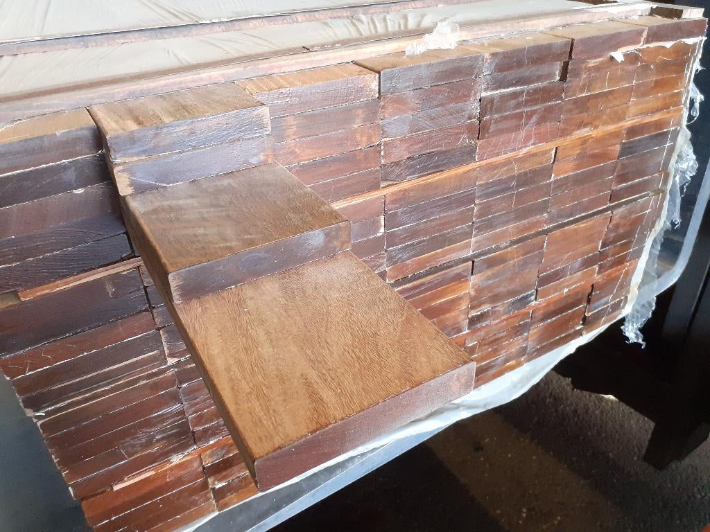 Hardhout Ipé geschaafde planken 25x140x900mm - 7805 stuks, Planken, Nieuw, Ophalen of Verzenden, Hardhout