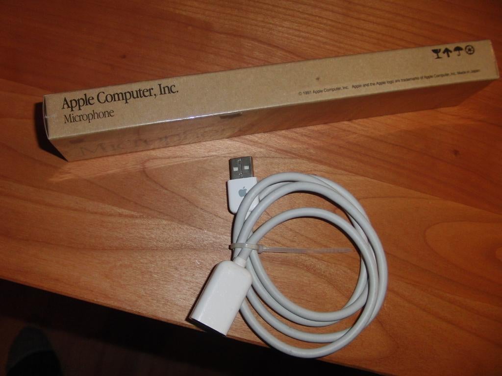Ultra Rare: Vintage Apple Microphone (1991) SEALED!, Ophalen of Verzenden, Apple