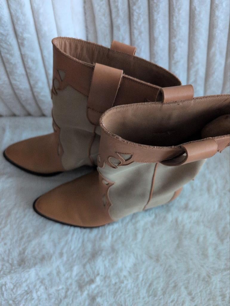 Bruine enkellaarsjes, Bruin, Lage of Enkellaarzen, Ophalen of Verzenden, Onbekend