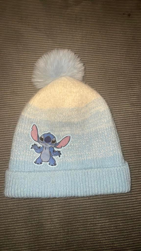 Stitch muts met warme voering, Kinderen en Baby's, Kinderkleding | Mutsen, Sjaals en Handschoenen, 158 t/m 164, Jongen of Meisje