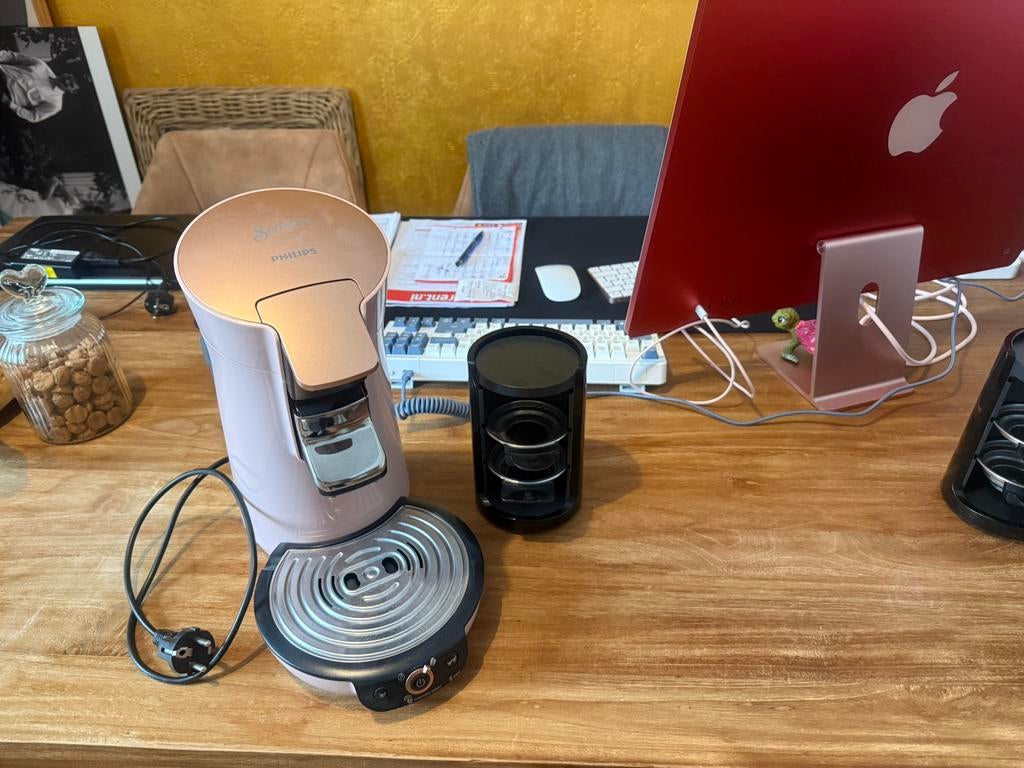 Senseo apparaat Roze, Ophalen of Verzenden, Zo goed als nieuw