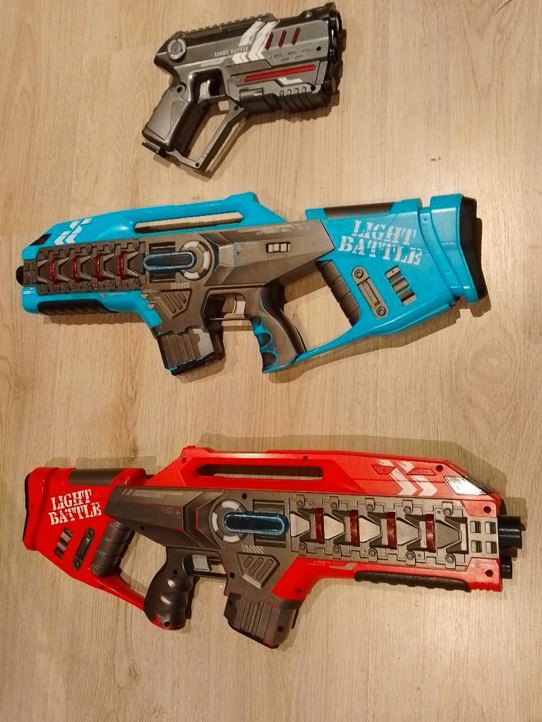 Laser guns te huur, Kinderen en Baby's, Speelgoed | Buiten | Actiespeelgoed, Ophalen, Zo goed als nieuw