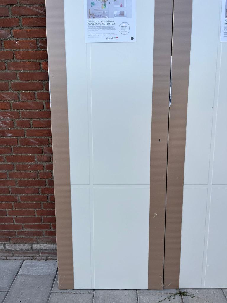 Nieuwe, witte stompe lijndeur - 73x201.5 cm, Doe-het-zelf en Verbouw, Deuren en Horren, Ophalen, Minder dan 80 cm, Binnendeur