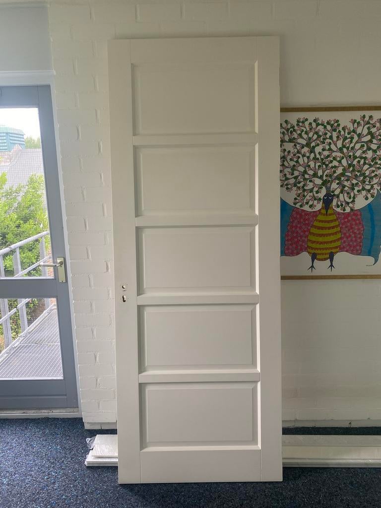 Rechtsdraaiende massieve stompe deur, Ophalen, 80 tot 100 cm, 215 cm of meer, Binnendeur